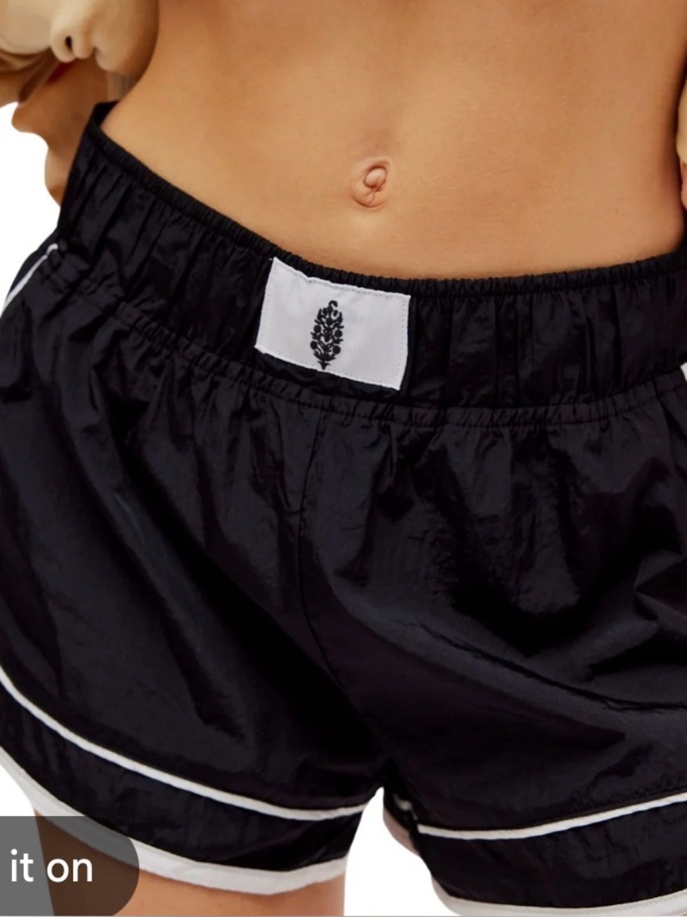Free people movement varsity blues shorts size xs